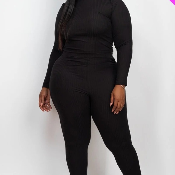 Long sleeve top & legging set - Picture 1 of 7